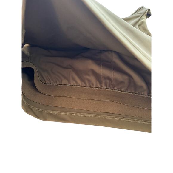 Athleta Conscious Mesh Crop Sports Bra, Olive Green, Women's Size XL - Picture 2 of 7